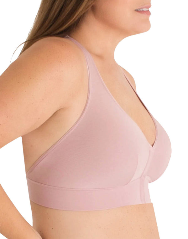 The Greta - Front-Closure Wirefree Bralette – Leading Lady Inc.