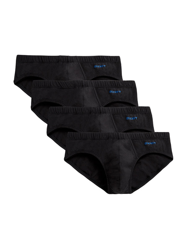 2(X)IST Stretch Underwear Mens Medium Black/Blue 2-Pack Cotton
