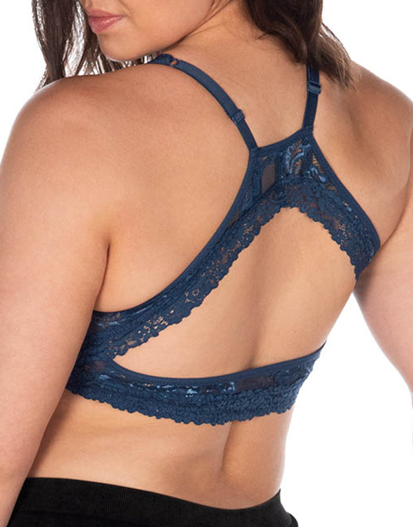 The Nola - Lace Wirefree Front-Closure Bralette – Leading Lady Inc.