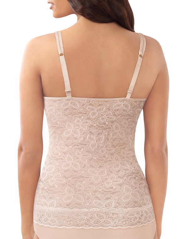 Bali Firm Control Lace `N Smooth Women`s Camisole Top White at   Women's Clothing store
