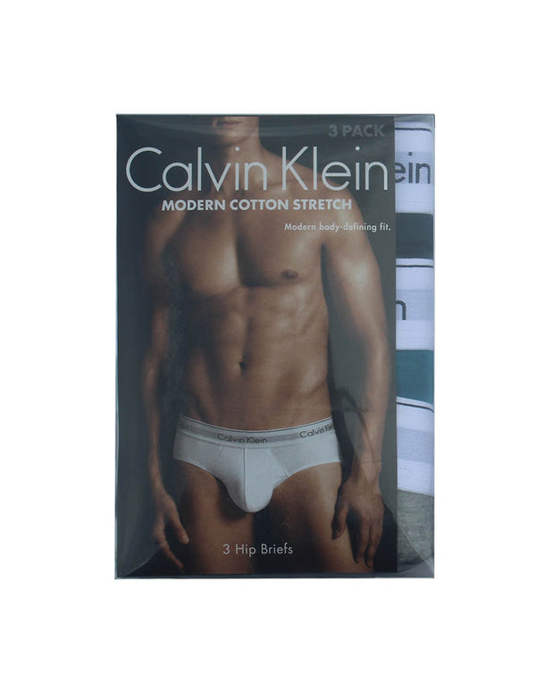 Calvin Klein Modern Cotton Stretch Hip Brief 3-Pack NB2379