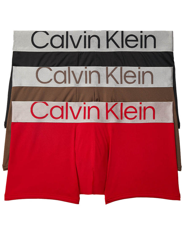 Calvin Klein Underwear SUSTAIN STEEL COTTON TRUNK 3-PACK Black
