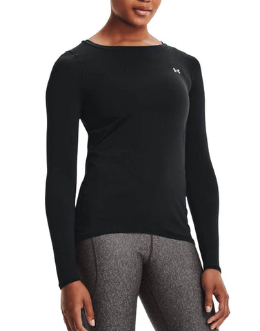 Under Armour Women ' S HeatGear Armour Long Sleeve - Black