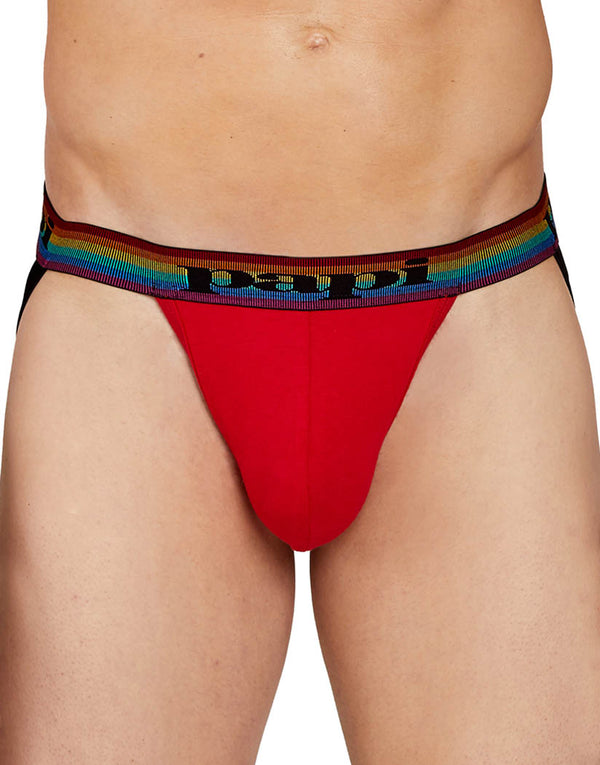 Papi Men's Cotton Stretch Jock Strap 3-Pack of Palestine