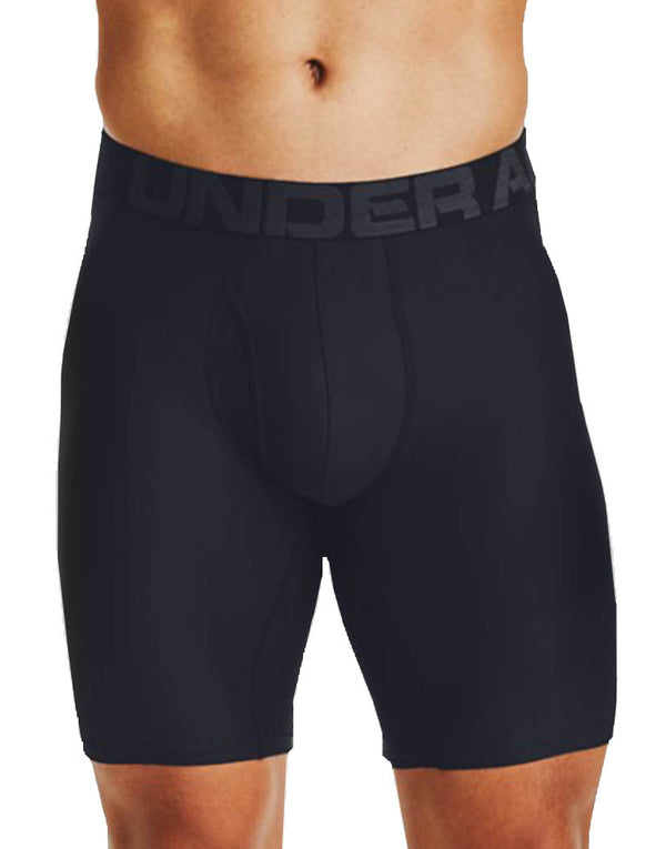 UNDER ARMOUR Tech Boxerjock 6 Boxer Brief Underwear sz XL X-Large Red  Black