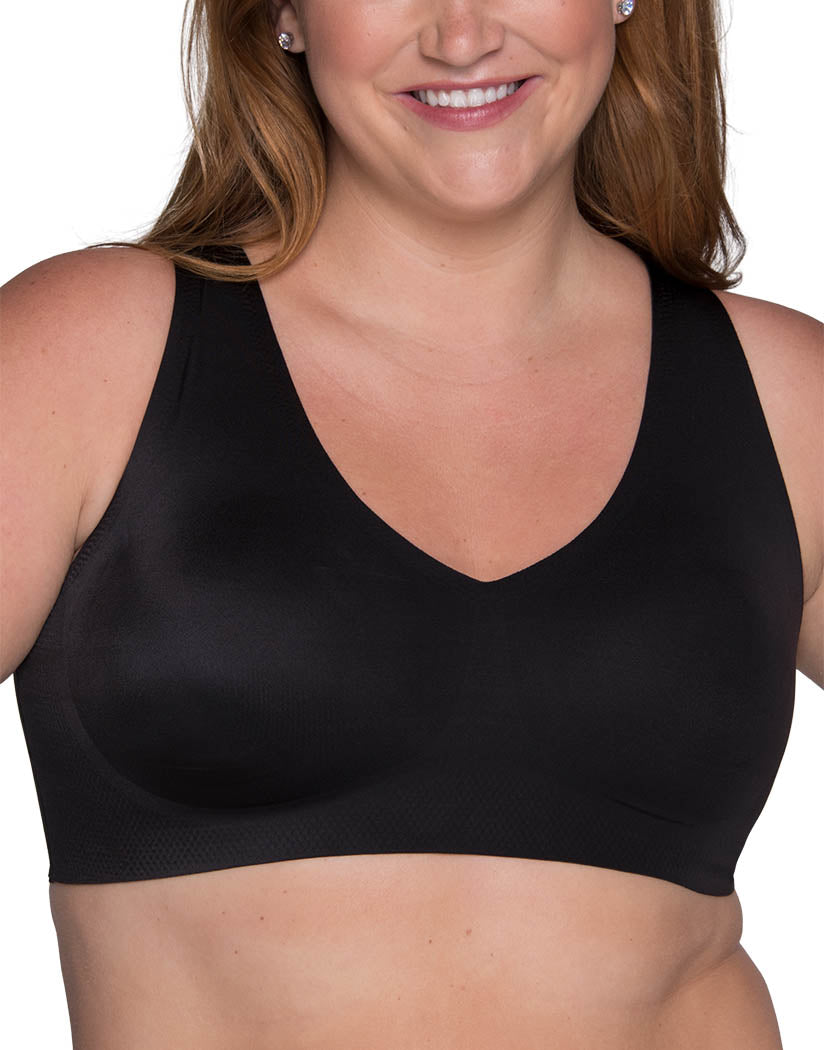 Vanity Fair Women's Wireless Comfort Bra, Customize Your Shape & Support:  Convertible Straps, Easy Pullover, Back Smoothing : : Clothing
