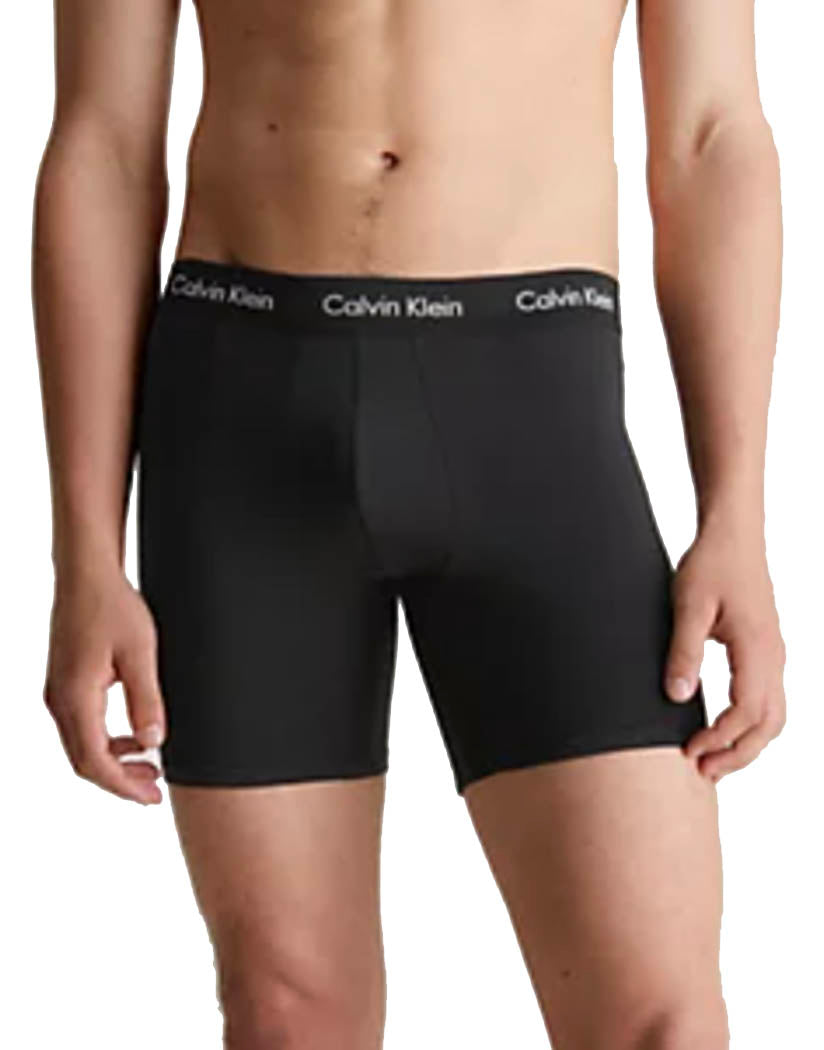 NEW Calvin Klein 3-pack Men's Micro Rib Boxer Brief Dark Gray