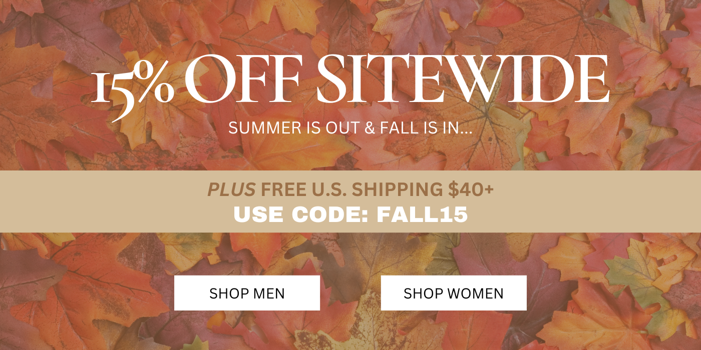 15% OFF SITEWIDE