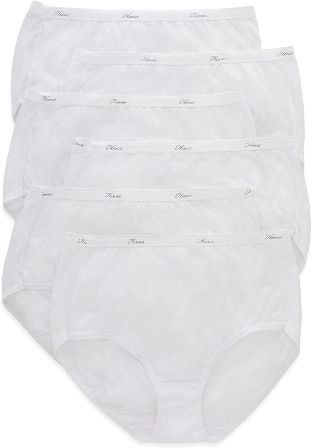 Hanes Womens Cool Comfort Breathable Mesh Briefs 10-Pack, 6