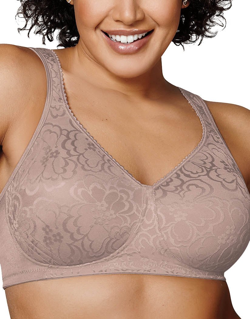 Playtex 18 Hour Ultimate Shoulder Comfort Wire-Free Bra Size 36D NEW Toffee