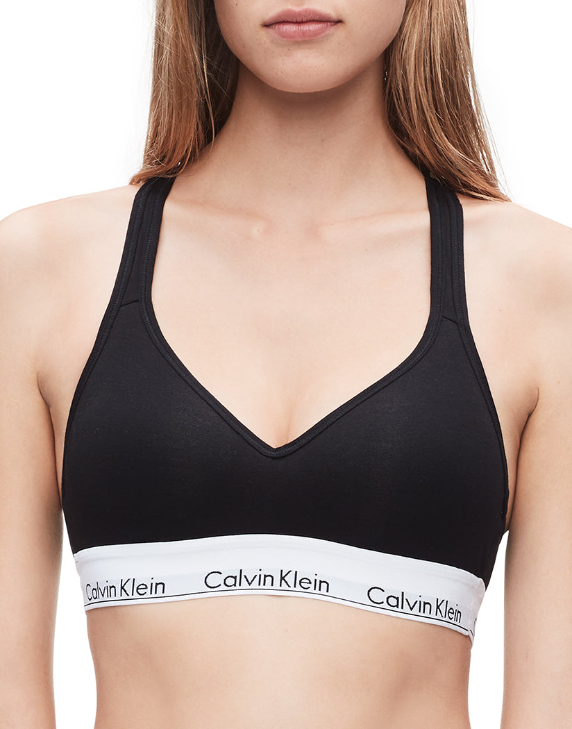 Calvin Klein - Modern Cotton Lightly Lined Bralette on Designer Wardrobe