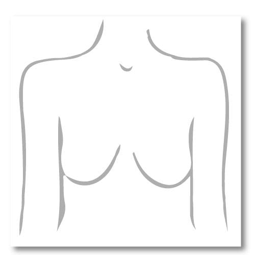 Breasts Line Drawing -  Canada