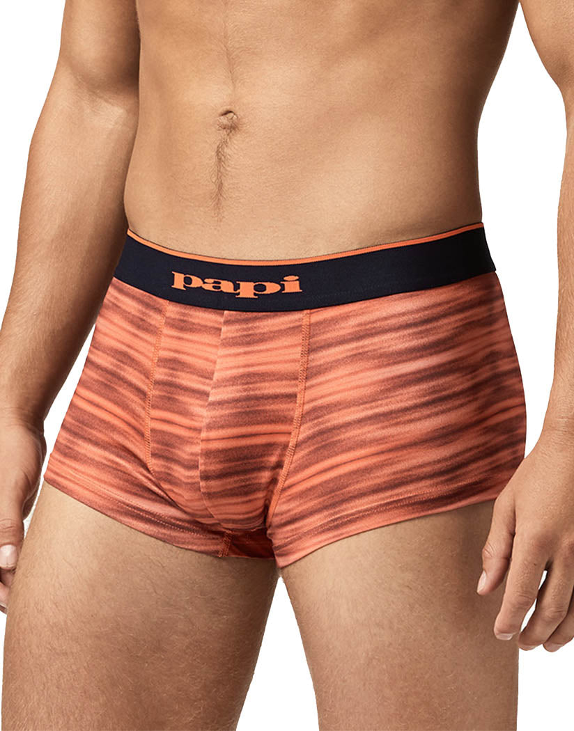 Papi 2-Pack Brazilian Trunk Underwear - UMPA107 (Chiseled Stone/Beet Red,  XL)