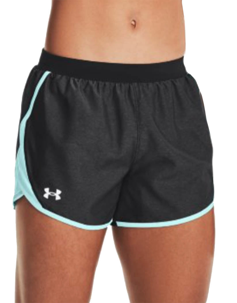 Under Armour Women's Fly-By 2.0 Shorts 1350196-019 - Gray/Blue