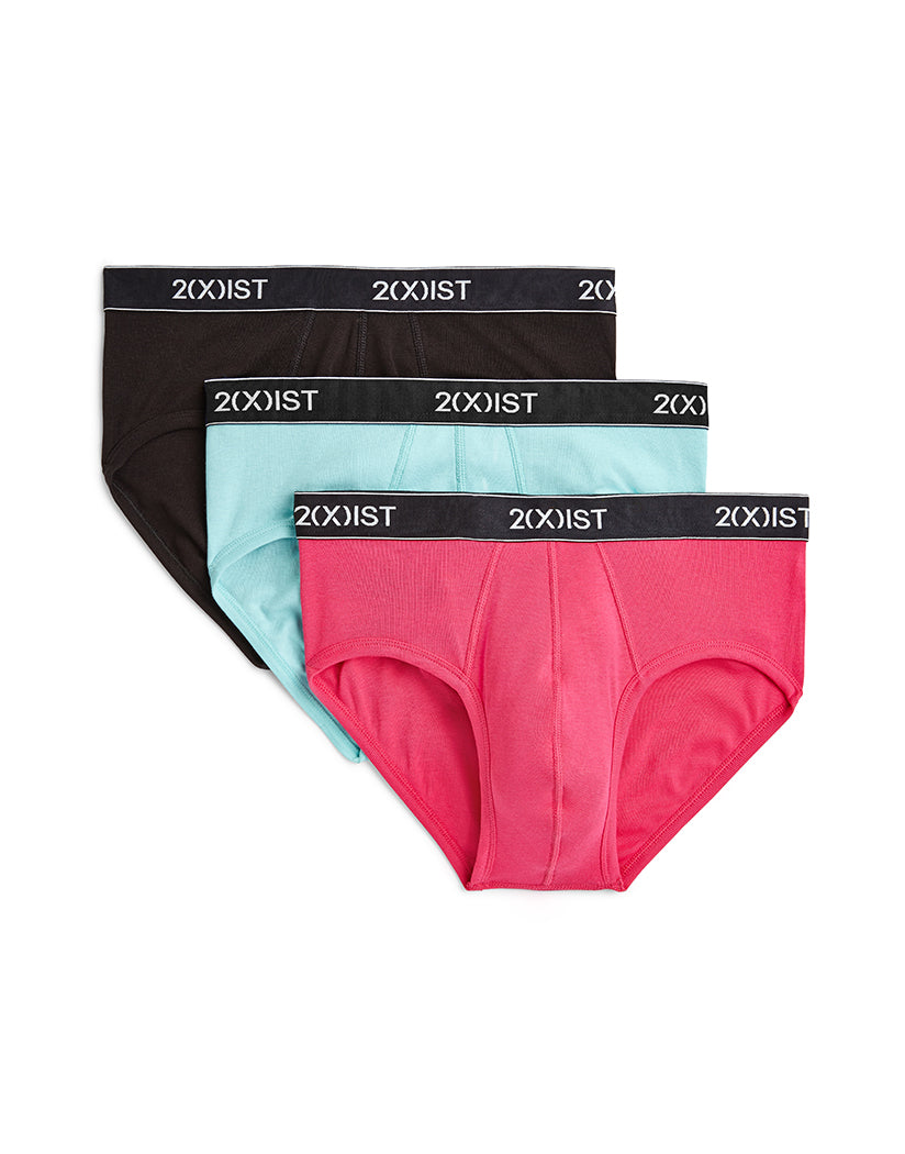 2(X)ist Men's Underwear: 3-Pack Essential Cotton Fly Front Brief