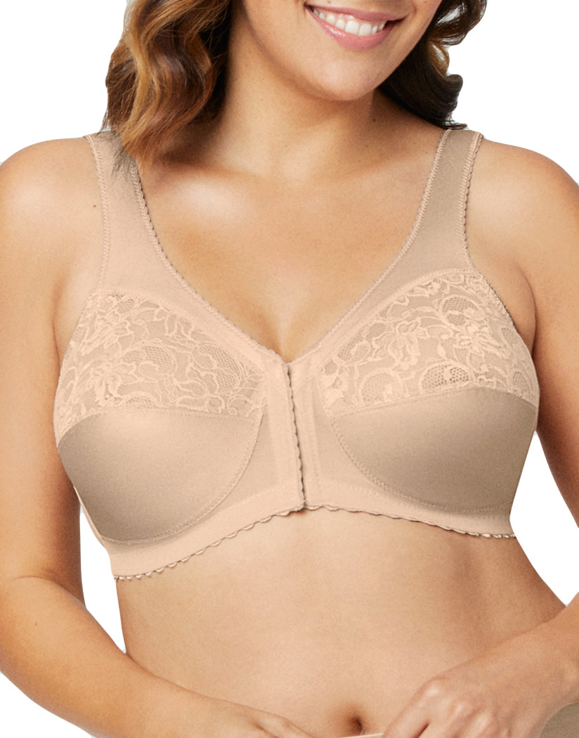 Glamorise Complete Comfort Front Close Leisure Bra, Bras, Clothing &  Accessories