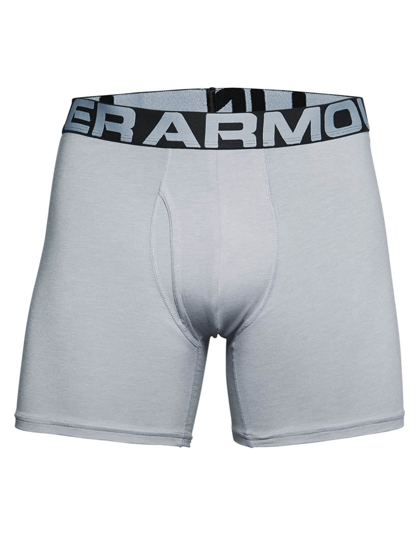Boxer shorts Under Armour Charged Cotton 6In 3 Pack White/ White