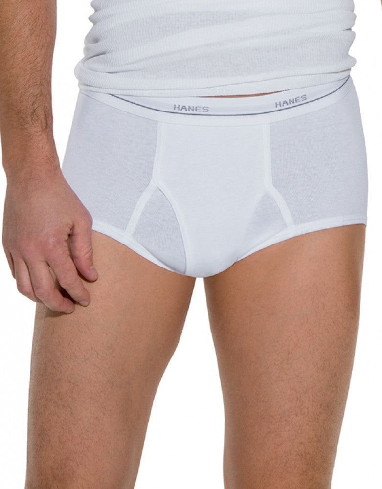 Hanes Men's Tagless Cotton Brief, White, Small (Pack of 6