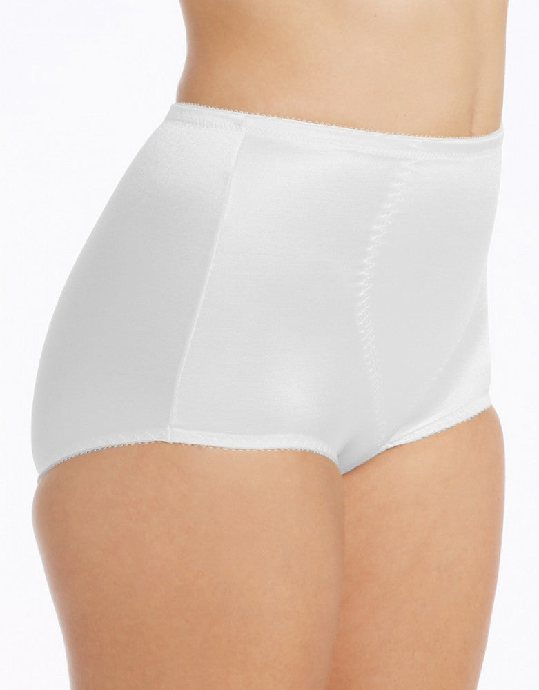 Bali 8710 Shapewear Moderate Control Tummy Panel Brief XL White