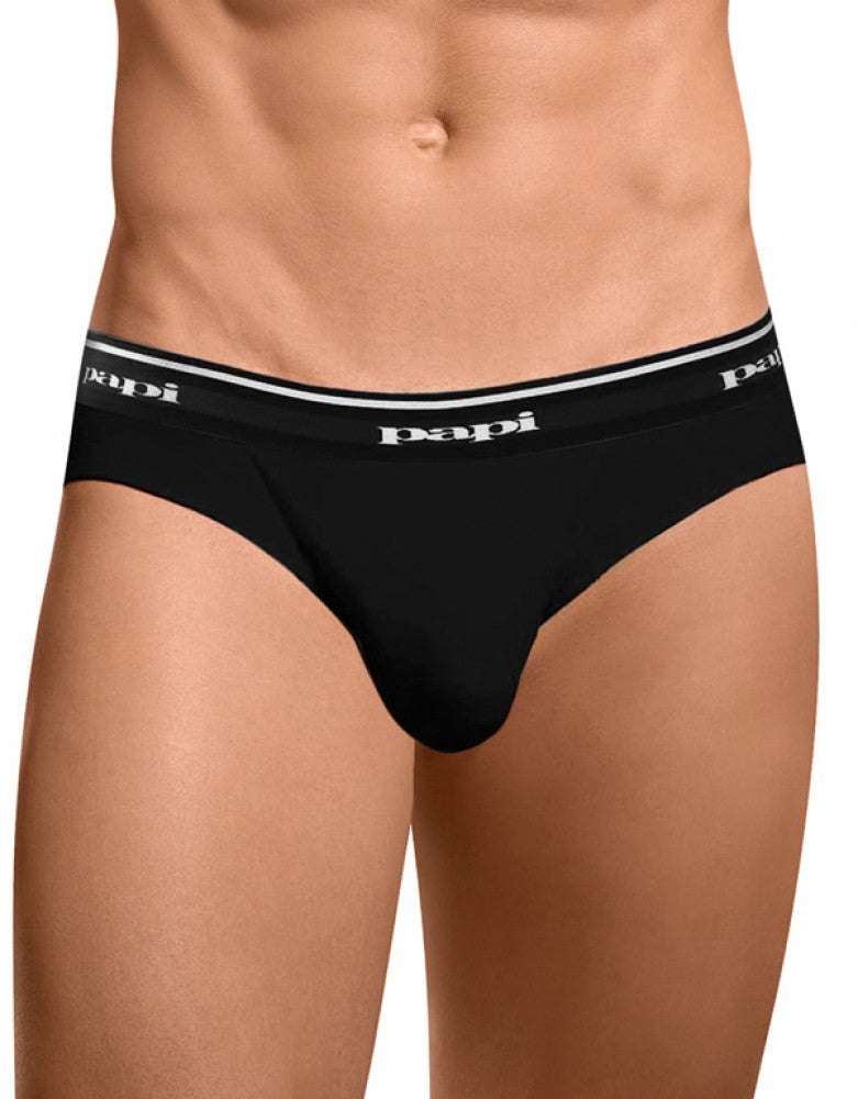 PAPI Mens Low Rise Briefs Small 28-30 Premium Soft Touch Tag Free 6 Pack