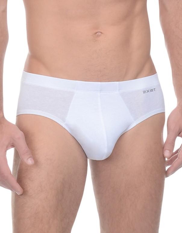 Men's White Cotton Underwear Briefs-2 per PACK