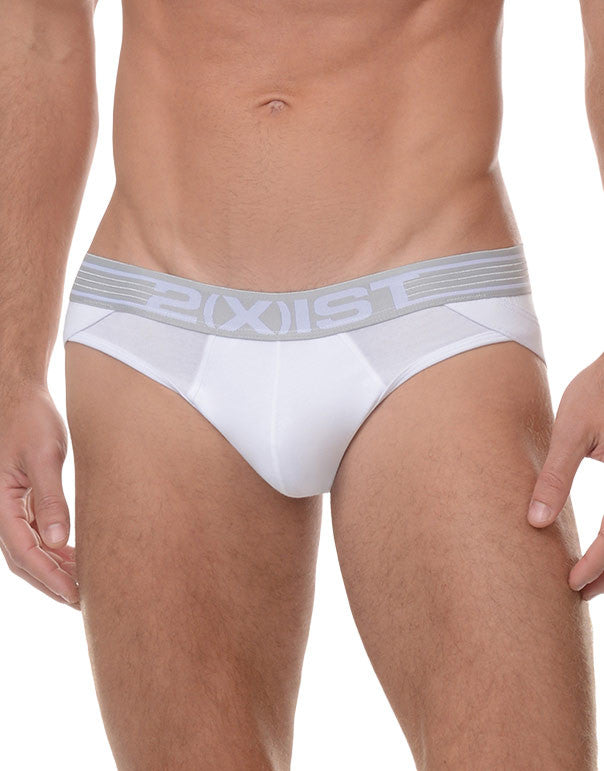 2XIST Brief Mens Underwear Grey,Black or White Gay/Guy FAST SHIPPING XS S M  L XL
