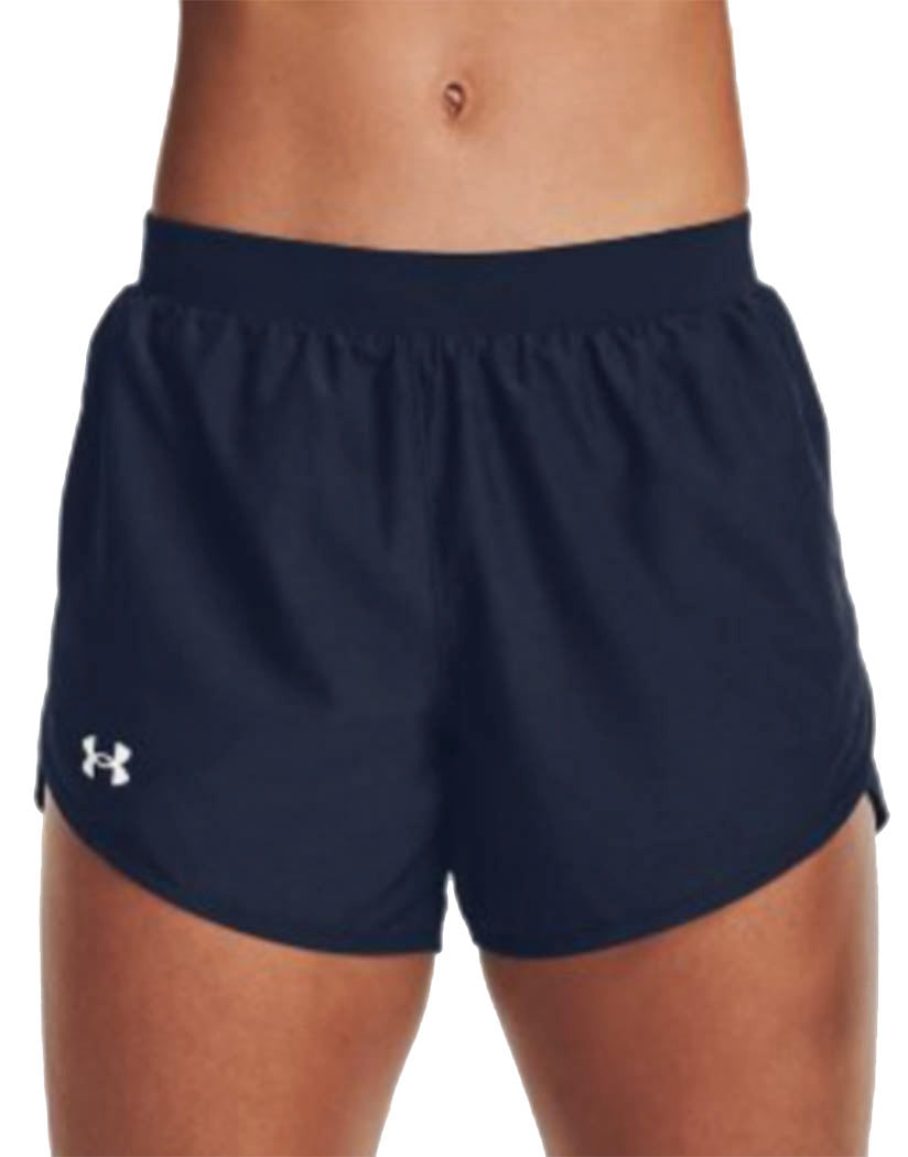  Under Armour Womens Fly by 2.0 2N1 Shorts, White  (100)/Reflective, X-Large : Clothing, Shoes & Jewelry