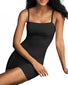 Black Front Maidenform Sleek Smoothers Full Slip 2058