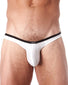 White Front Gregg Homme Voyeur Thong 100604