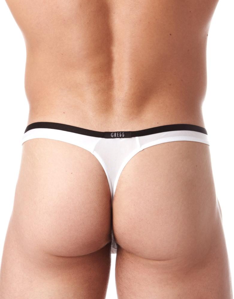 White Back Gregg Homme Voyeur Thong 100604