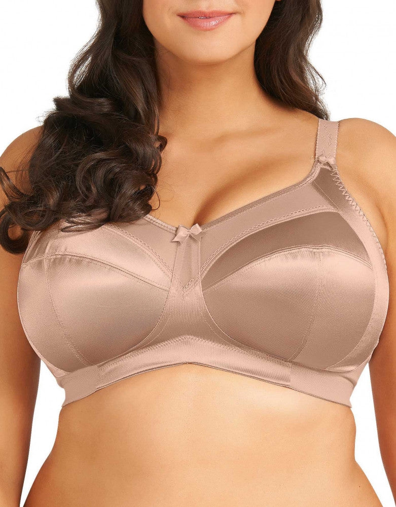 Comfort Fit Satin Style Ladies Front fastening bra Soft Cup With Lace 36 to  48