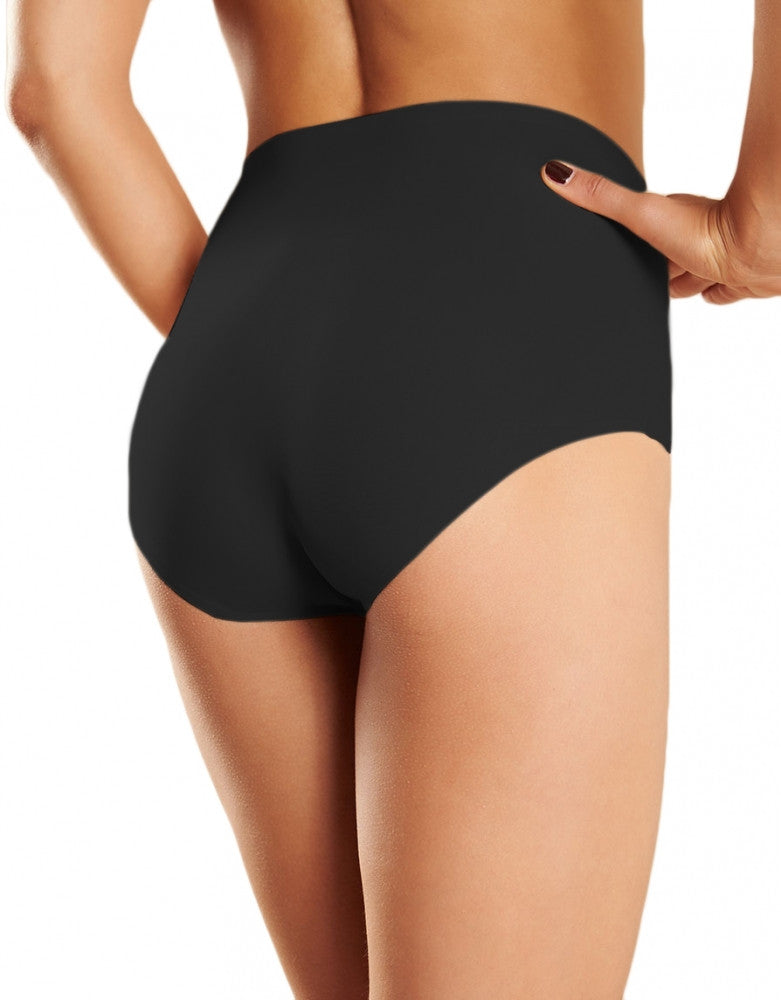 Jockey Women's Underwear Seamfree Chill Bikini, Black, S at