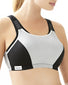 Black/Grey Side Glamorise Sport Double Layer Custom Control Bra