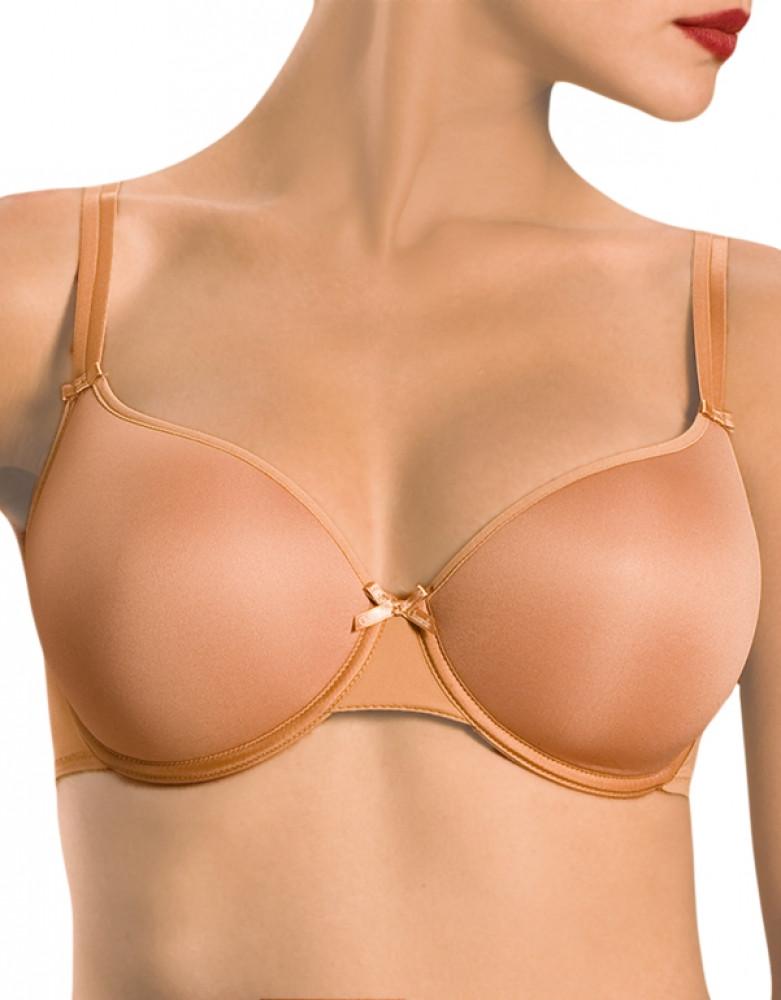 Chantelle Women's Basic Invisible Smooth T-Shirt Bra , Beige , 32D