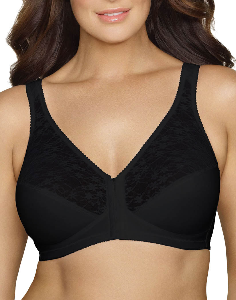 Exquisite Form Fully Front Close Wire-Free Posture Bra With Lace