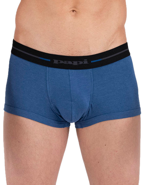 PAPI MENS L Underwear Cotton Players Club Blue Large Thong T-Back