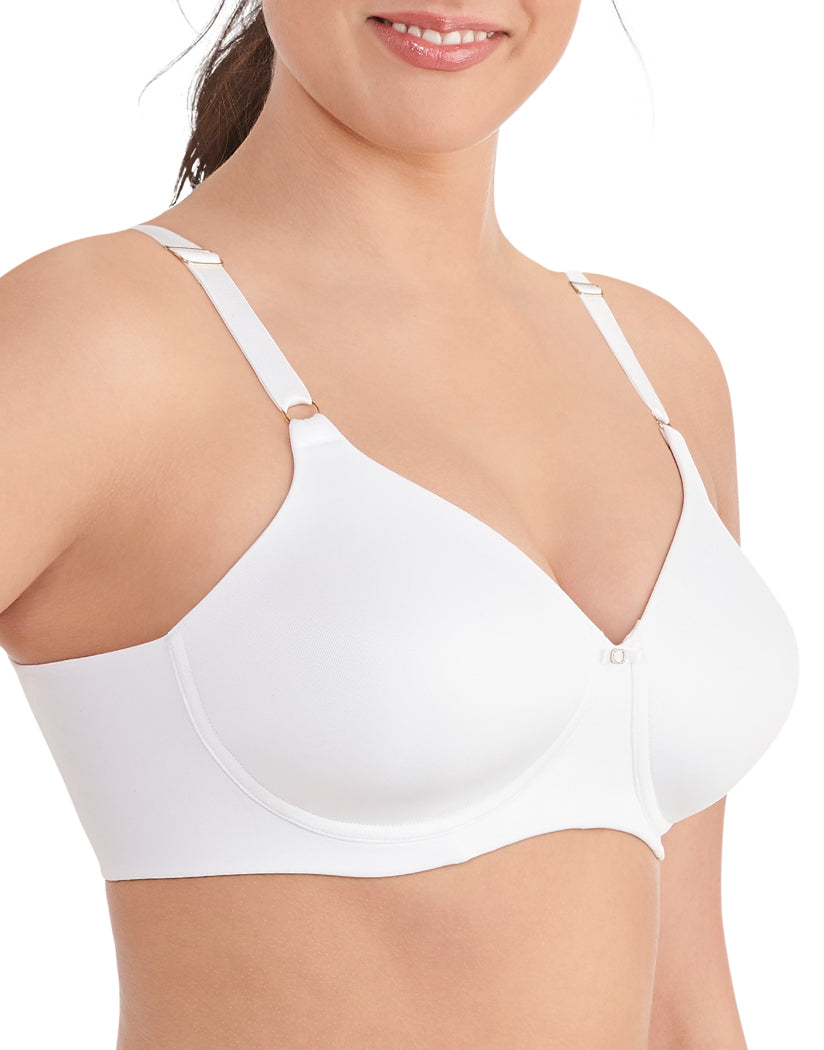 Vanity Fair Side Smoothing Bra 42C Satin Wireless Molded Cup