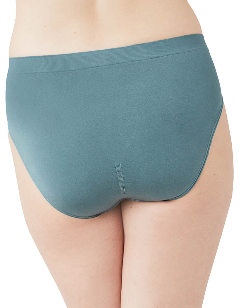$25 Wacoal Women's White B Smooth Hi Cut Brief Underwear Panties Size 6/M 