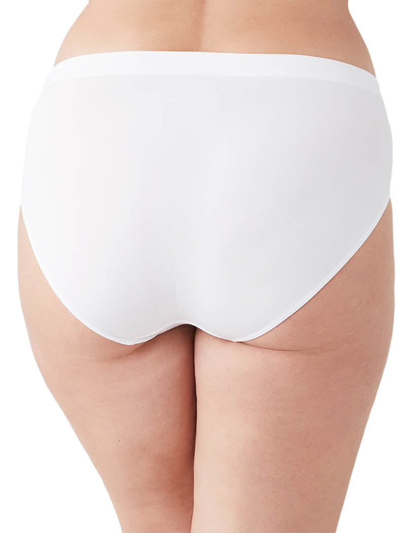 $25 Wacoal Women's White B Smooth Hi Cut Brief Underwear Panties Size 6/M