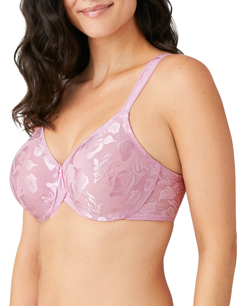 Triumph - Our Flower Minimizer bra has moulded cups that visually reduces  bust size by 1 cup.