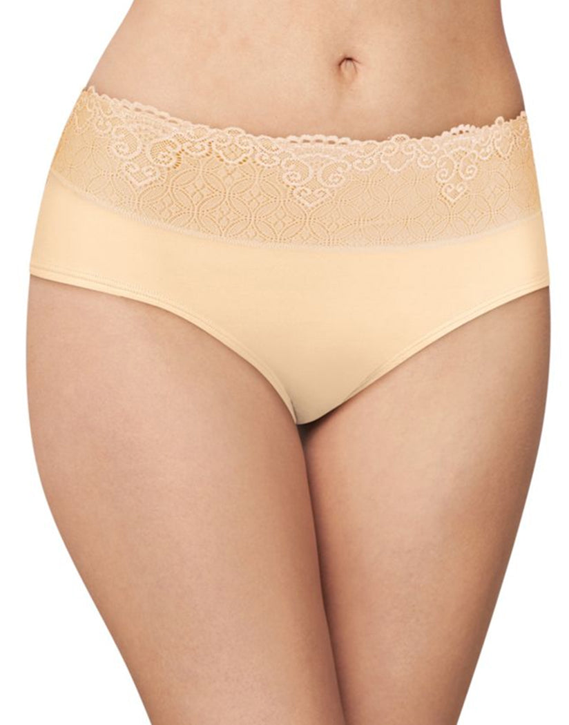 Bali Passion for Comfort Lace No Show Hipster Panty DFPC63