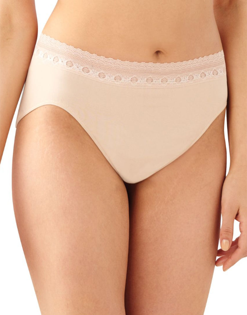 Bali Womens Comfort Revolution Seamless Lace Brief Panty