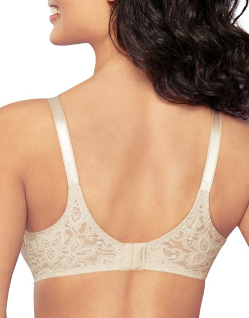 Women's Bali DFYYEQ One Smooth U Post Surgery Support Wirefree Bra (Nude w/  Lace 32DD) 