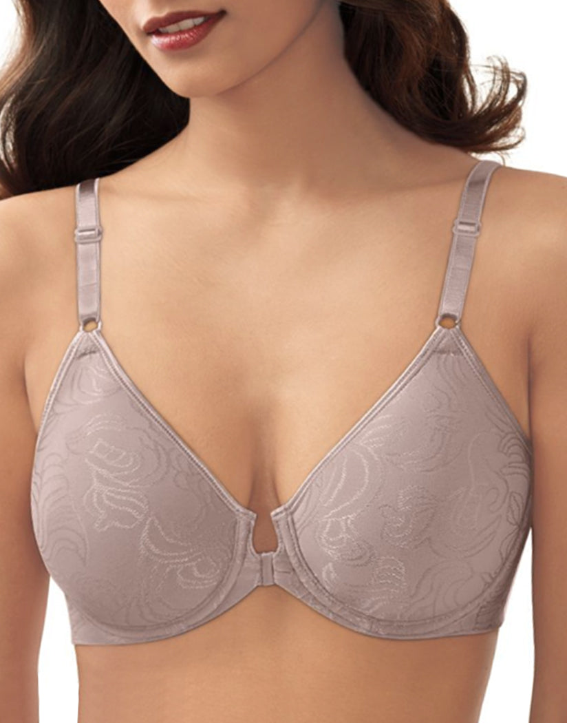 Bali Shaping Bra Comfort Revolution Front Close Smoothing Underwire Womens  Foam