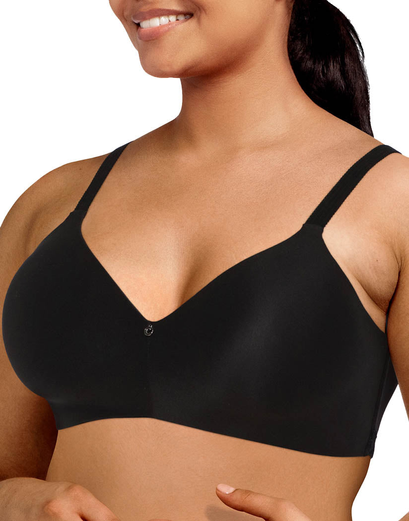 Wacoal womens How Perfect Wire Free T-Shirt Bra, Black, 30D at