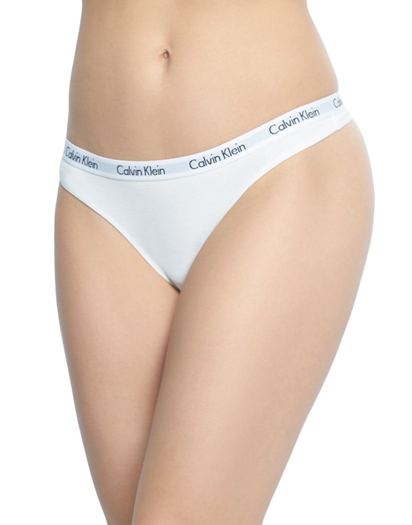 TOMMY HILFIGER - Women's 3-pack thong with logo - White - OT