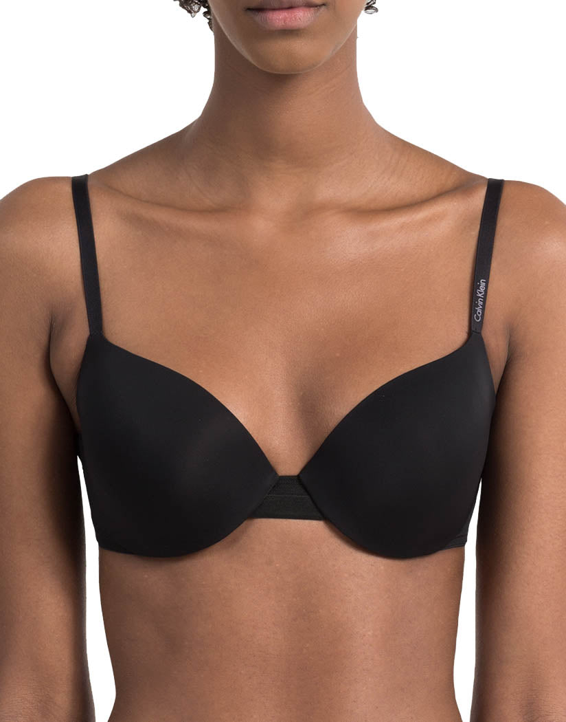 Calvin Klein Women's Sensual Touch Perfect Coverage Bra, black