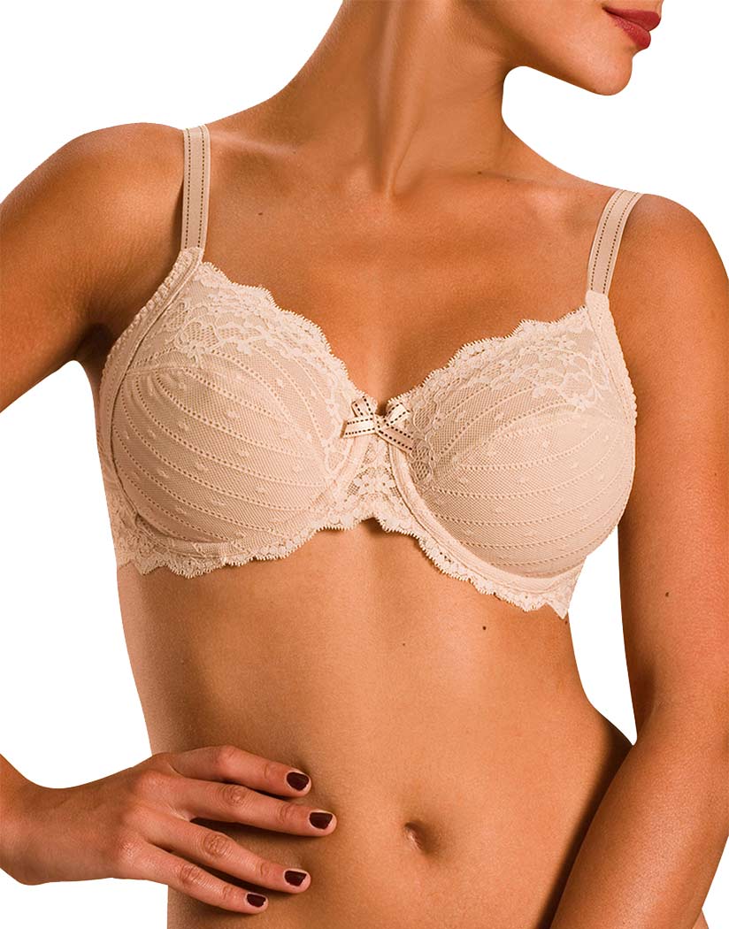 Rive Gauche Full Coverage Unlined Bra In Nude Cappuccino by