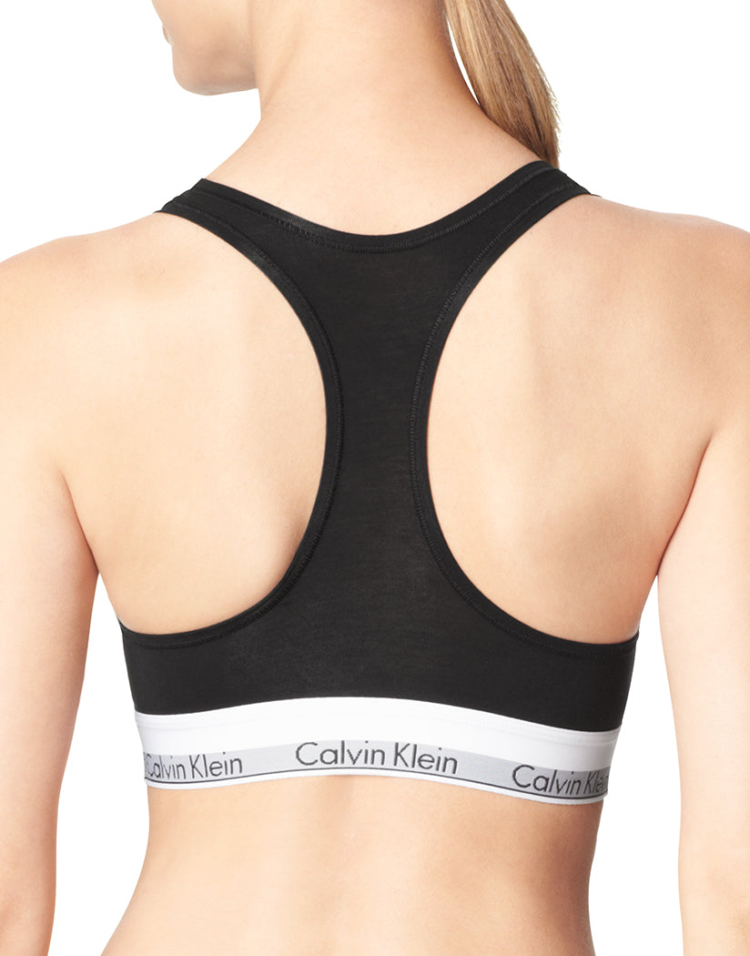 Calvin Klein Women's Modern Cotton Lightly Lined Scoopneck Bralette, Black  at  Women's Clothing store