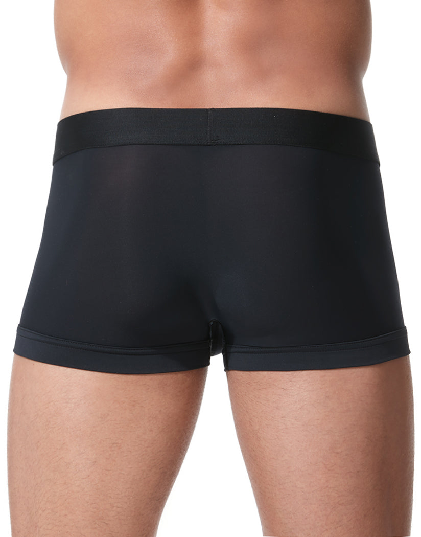 XS Gregg Homme Boxer Target Trunk Silky Underwear Black 110355 32